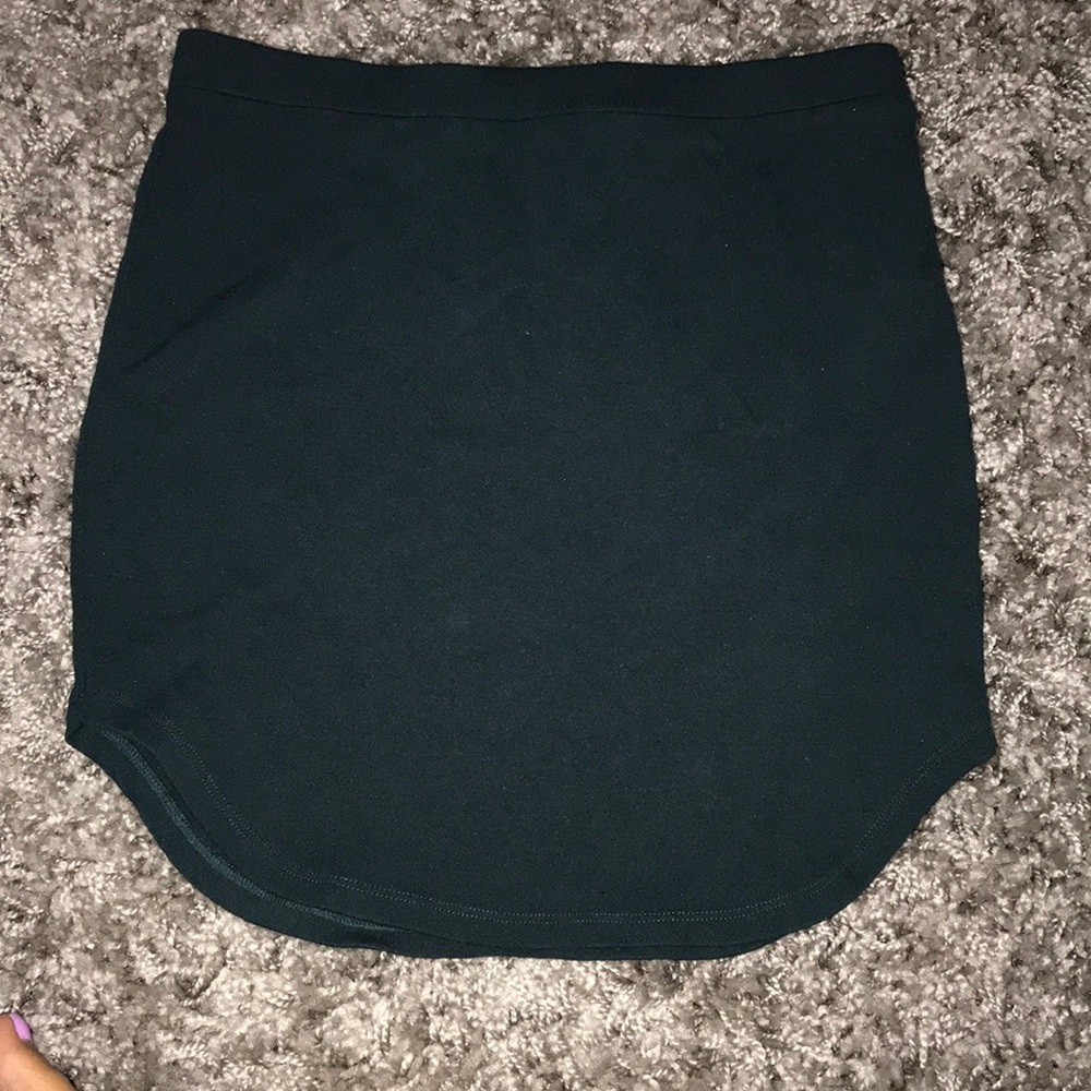 Green Mini Skirt